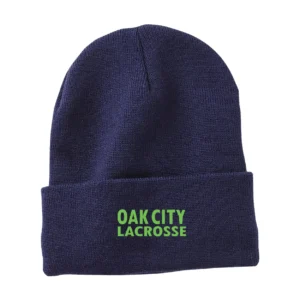 Oak City Lacrosse Embroidery Beanie