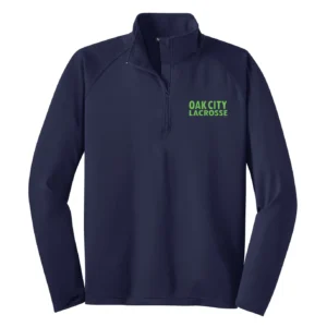 Oak City Lacrosse Embroidery Tall Quarter Zip
