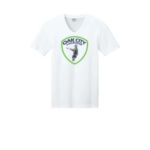 Oak City Lacrosse Logo Adult V-Neck