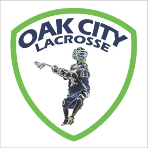 Oak City Lacrosse Logo Decal and Magnet