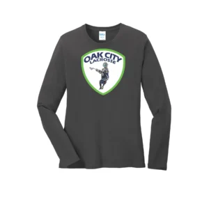 Oak City Lacrosse Logo Ladies Long Sleeves
